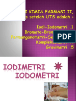 Iodo-Iodimetri