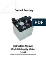 g-509 Gravimeter Manual