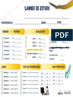 Planejamento de Estudo