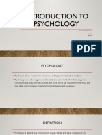 Introduction To Psychology