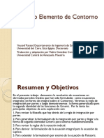 Explicación Método Elemento de Contorno Traducción Pedro González Cordero