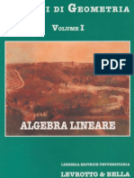 Greco - Valabrega - Lezioni Di Geometria Vol. I - Algebra Lineare - Levrotto Bella