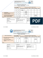 Teaching Multigrade Class Table of Specification