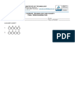 STS-ANSWER SHEET