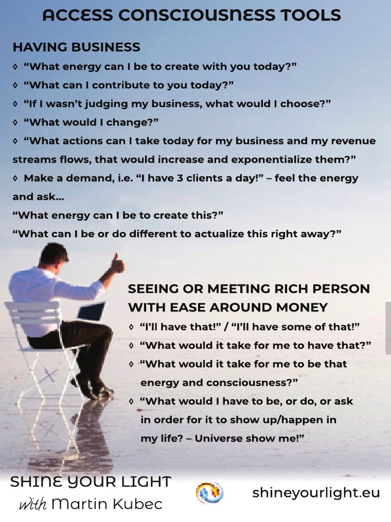 Access Consciousness Tools PDF