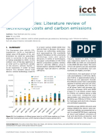 Electric Vehicles Literature Revie of Technology Costs and Carbon Emissions