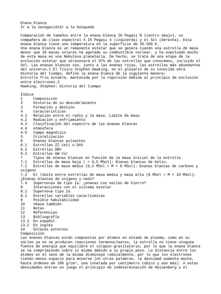 Enana Blanca | PDF | Estrellas | Supernova, image size:768x1024