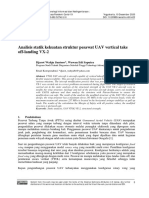 Analisis Statik Kekuatan Struktur Pesawat UAV Vert