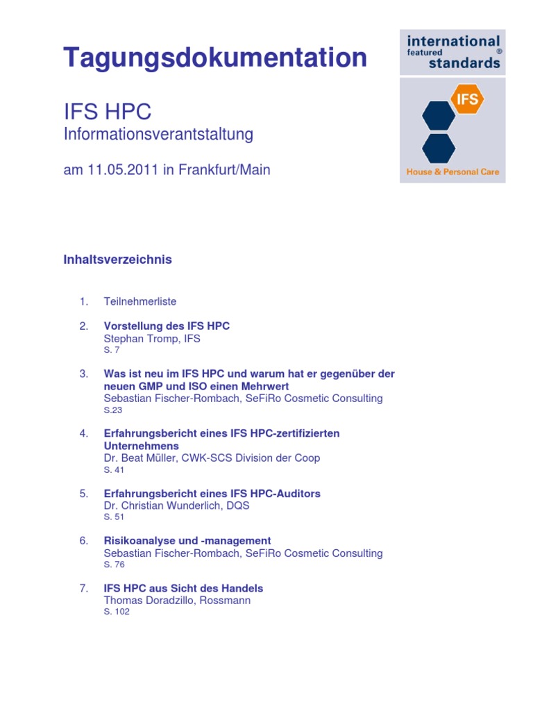 Ifs Hpc V3 Pdf : Neue Version des IFS HPC Standards – DILRF
