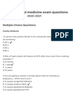 HMU Medicine Final Exam 2020-21