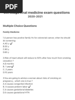 HMU Medicine Final Exam 2020-21