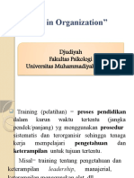 1-Training in Organization