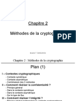 Chapitre2 Methodes en Cryptographie Master SD ESI Fev2022