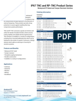 IP67 TNC and RP-TNC Product Series