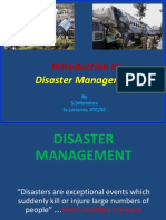 Introduction To Disaster Management - SK