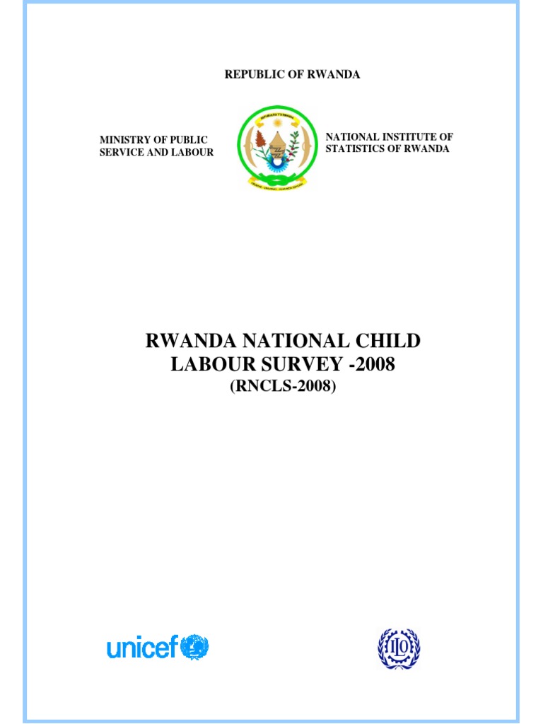 Rwanda Child Labour Report English NISR | PDF | International Labour ...
