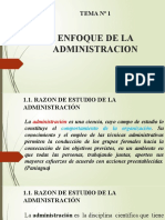 Tema #1 Enfoque de La Administracion