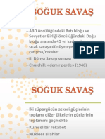 SOĞUK SAVAŞ I