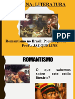 Slides Aula Romantismo No Brasil Poesia