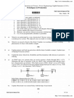 Ee 8 Sem Switchgear and Protection 3661 Summer 2019