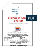 Purchase Order System