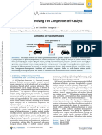 Chemical Systems Involving Two Competitive Self-Catalytic Reactions