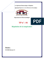 Compte renduTP Régulation Industrielle - TP1 Modifier2021 - 2022 Corrigé