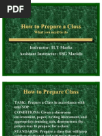 How to Teach
