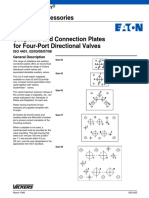 Placa Cetop Eaton Vickers