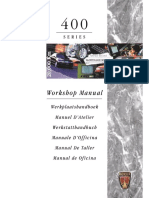 Rover 400 Workshop Manual