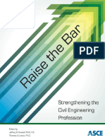 Raise The Bar - Strengthening The Civil Engineering Profession, 2013