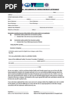 Declaration Form