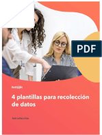 4 Plantillas para Recolección de Datos