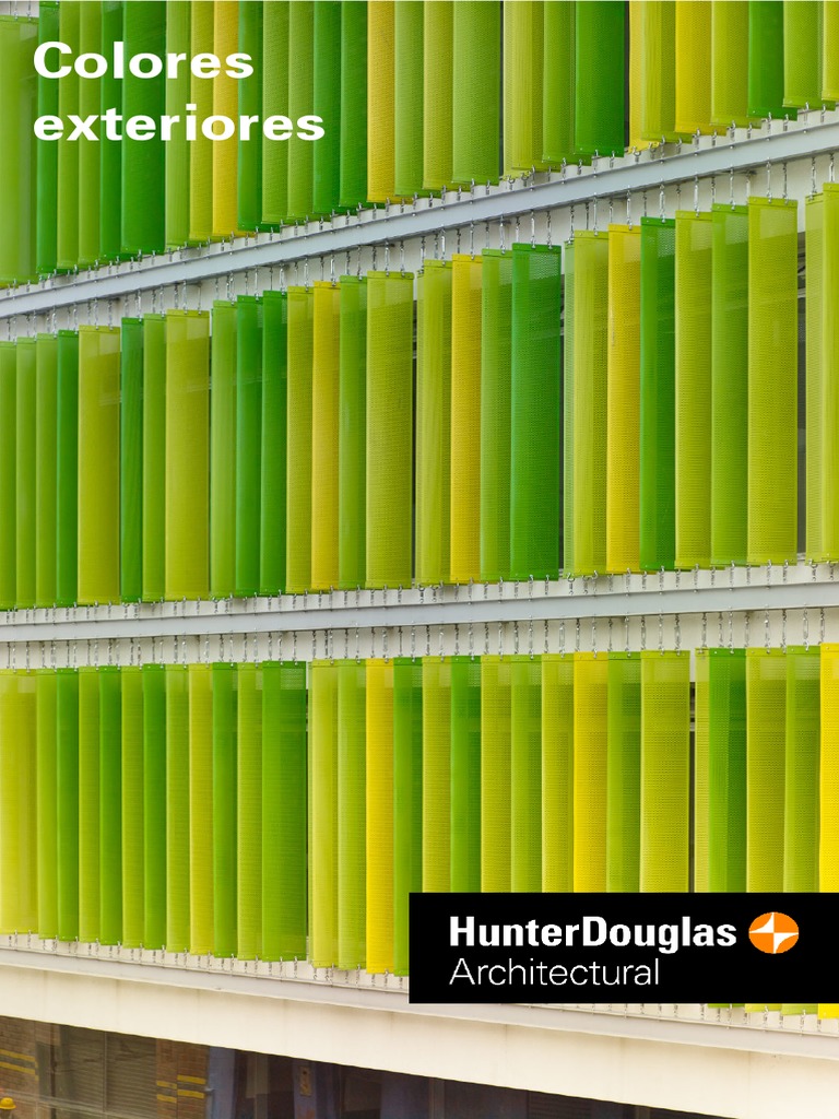 Colores Exteriores Hunter Douglas | PDF | Qualia | Percepción visual