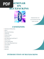 Seminar On Bluejacking