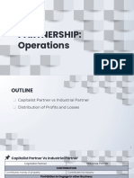 PARTNERSHIP - Operations