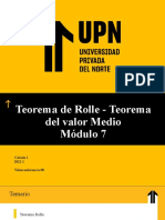 Semana 8 - Teorema de Rolle-TVM