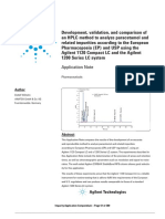 Analysis of Paracetamol - Agilent