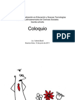 Especialización en Educación y Nuevas Tecnologías - FLACSO - Coloquio Final 2011