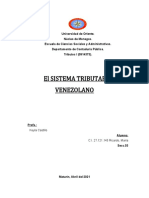 Tema I El Sistema Tributario Venezolano