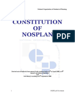 Docs - NOSPLAN Constitution - 27th April 2007