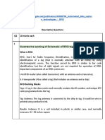 E - Technologies - RFID: Descriptive Questions Q2 10 Marks Each