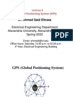 Dr. Ahmed Said Eltrass: Global Positioning System (GPS)