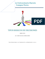 Tarea2. Tipo de Decisiones