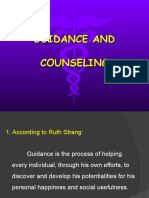 Guidance and Counseling