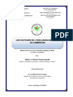 Les Facteurs de Lexclusion Bancaire Au Cameroun Par MEKAA EBANG Paule Danielle