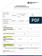 Ficha de Inscripción - CARC PUCP