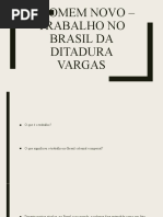 Trabalho na Era Vargas