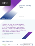 Vmware Learning Paths: January-March 2022