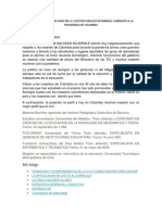 Carta Abierta de Una Maestra a l Doctor Rodolfo Hernández Candidato a La Presidencia de Colombia